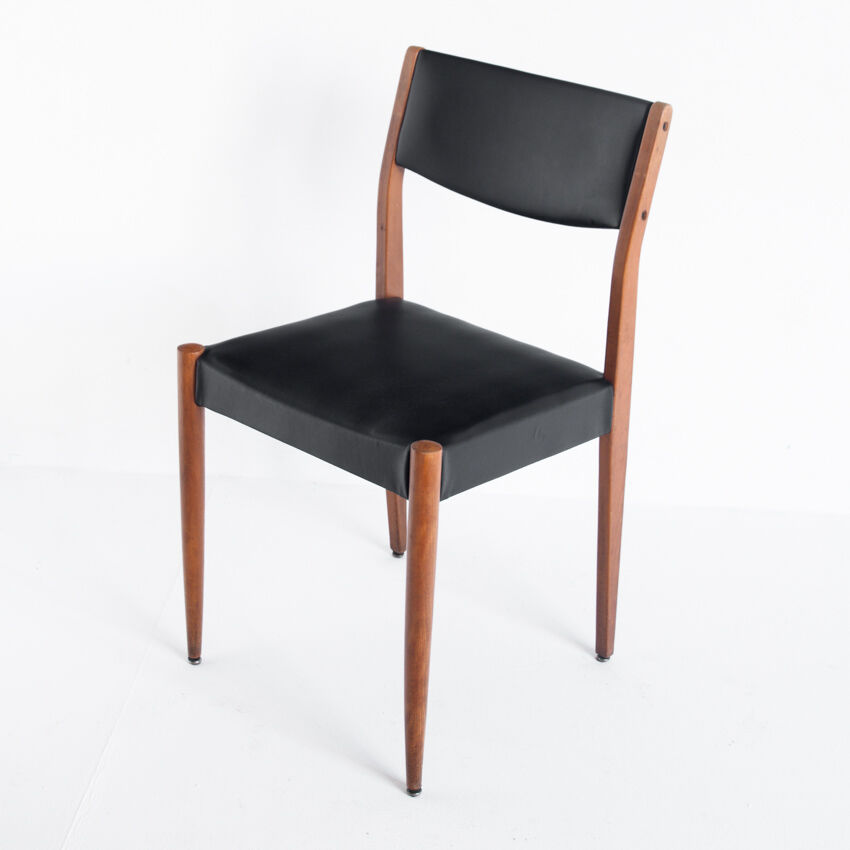 Set of 4 Scandinavian style chairs, France, 1960s