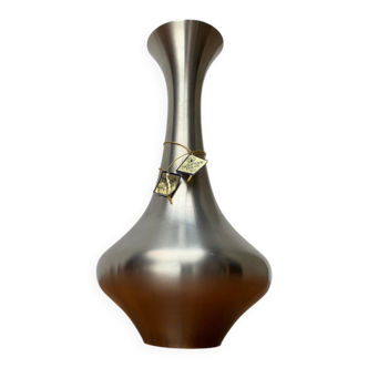 Vintage metal vase from Selangor Pewter
