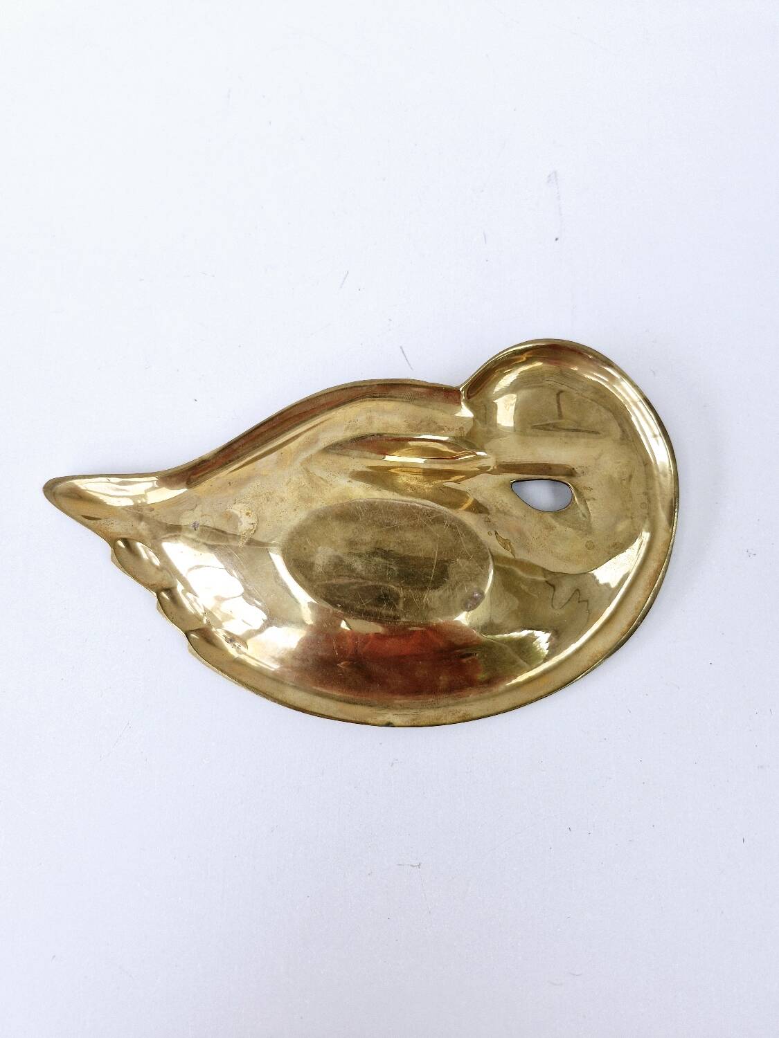 Pocket tray art deco ashtray enameled brass