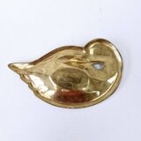 Pocket tray art deco ashtray enameled brass