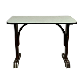 Table de bistrot vintage signée m. normand