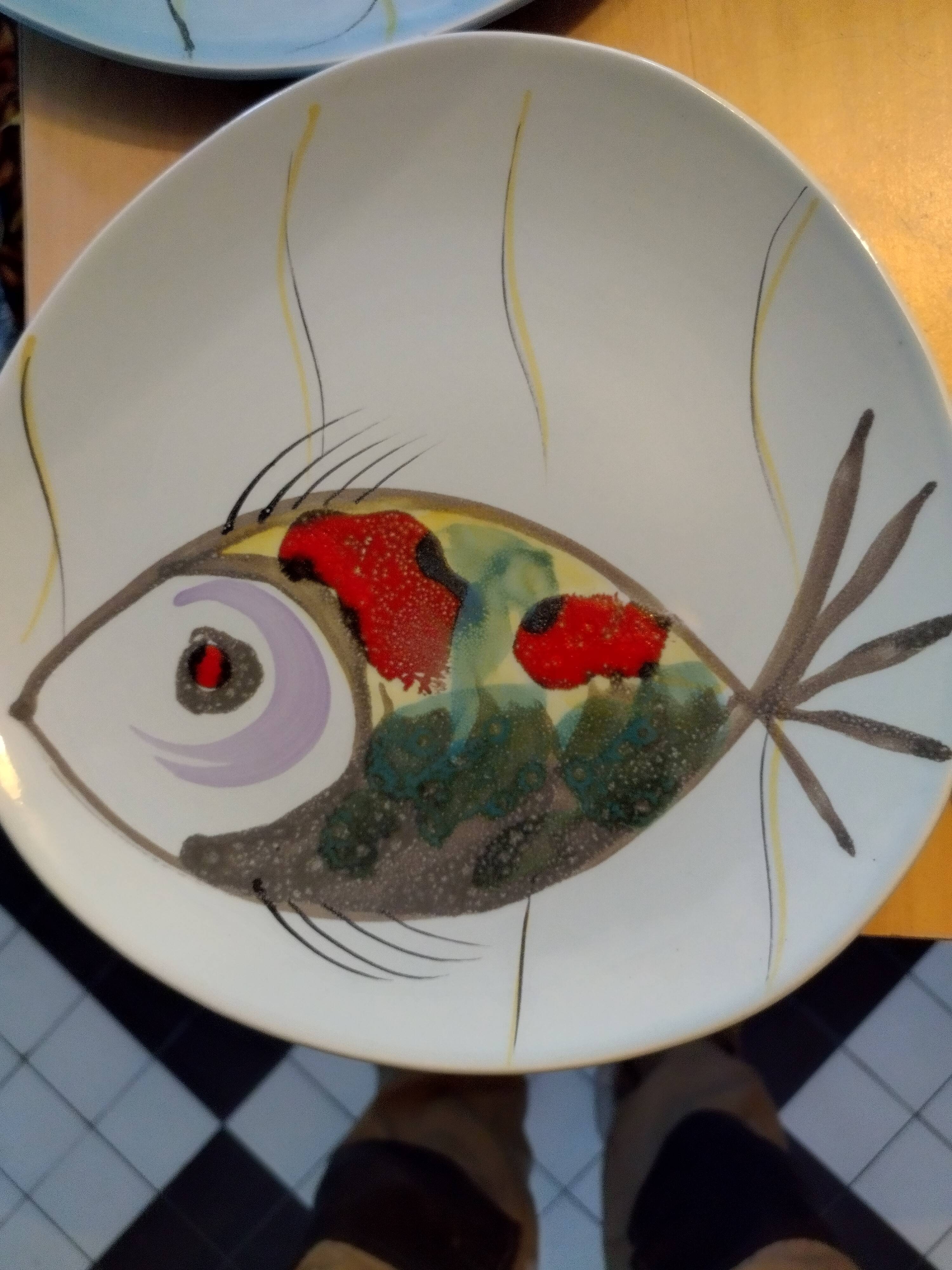 assiettes a poissons MBFA PORNIC