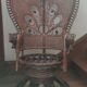 Large Armchair Peacock Emmanuelle/vintage rattan