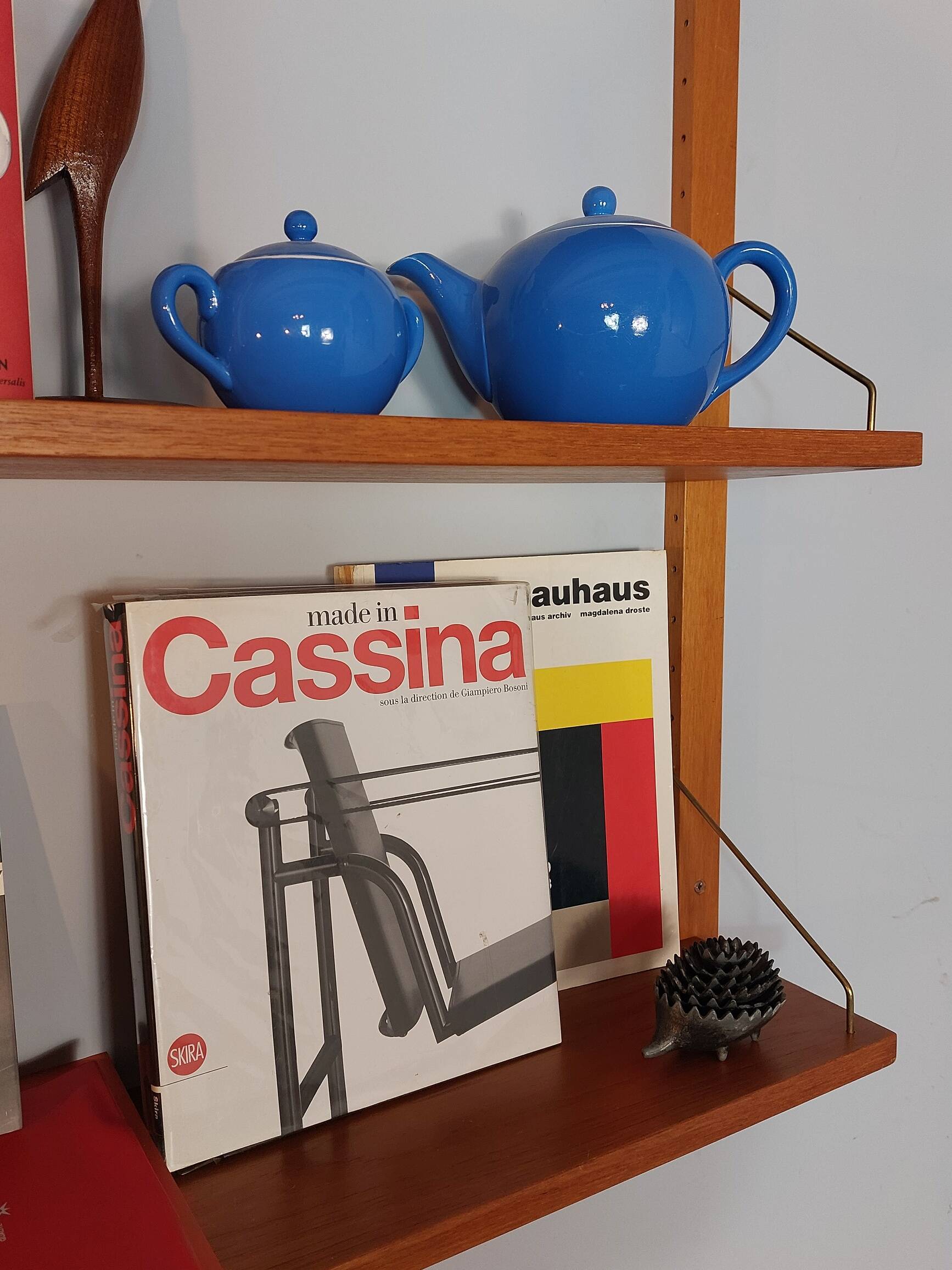 Rival Scandinavian shelves & wall secretary by Kjell Riise, 1960s