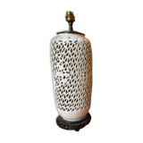 Porcelain lamp foot