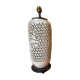 Pied de lampe en porcelaine