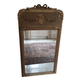 Louis XVI style gilded mirror