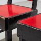 Rare paire de chaises de salle à manger modernistes des années 1930