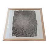 Victor Vasarely kinetic board 1973H