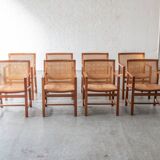 Set of 8 'King series' dining chairs by Rud Thygesen & Johnny Sørensen
