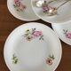 Vintage porcelain dessert plates