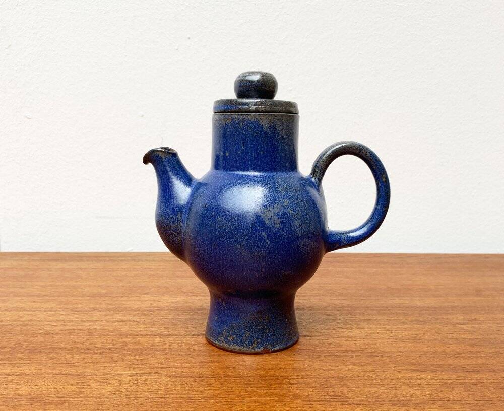 Ceramic teapot from mid-century Germany by Meike Falck Nicolaisen, 1960s.