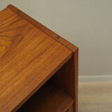 Teak bookcase, danish design, 1970s, production: denmark