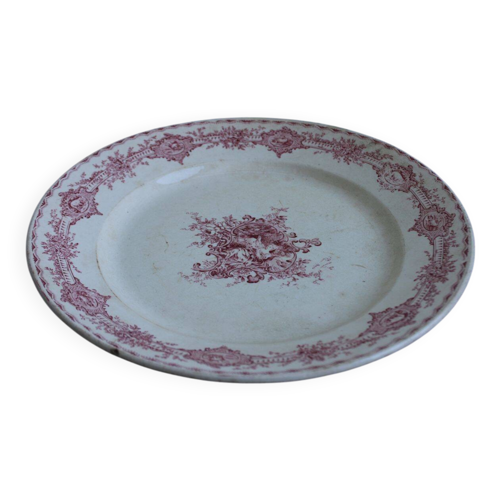 Old ironstone serving dish