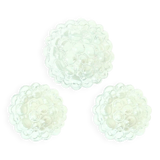 Set of 3 Mid-Century Glass Ceiling Light & 2 Wall Lights by H.Tynell, 1960s