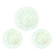 Set of 3 Mid-Century Glass Ceiling Light & 2 Wall Lights by H.Tynell, 1960s