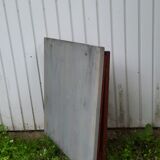 Folding square industrial table