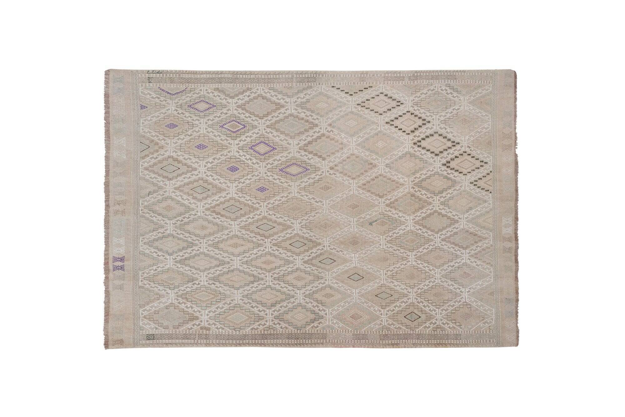 Vintage hand-embroidered textile 158x226 cm
