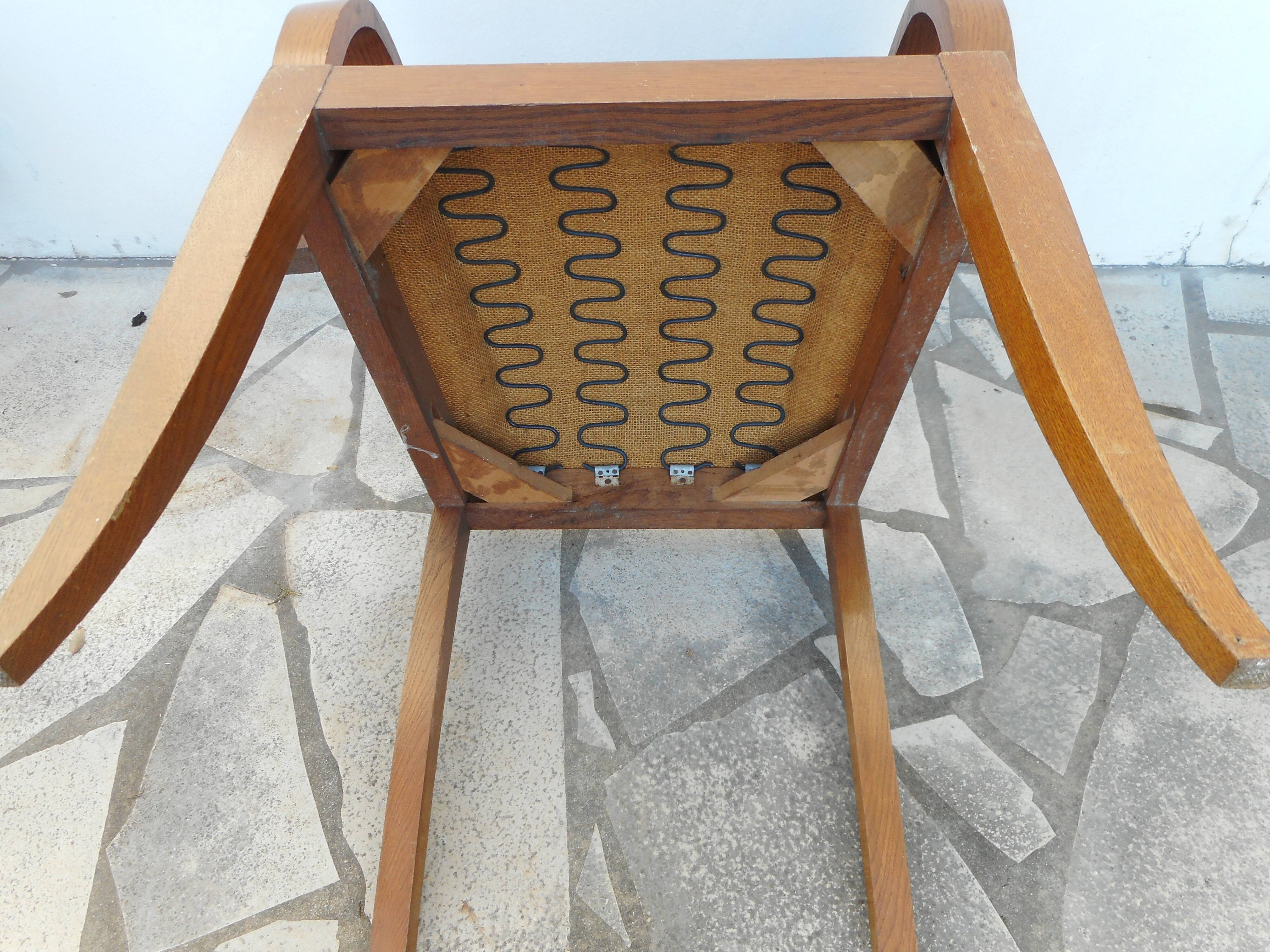 Pair of bridge chairs