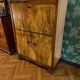 vintage Art Deco wooden armoire / bar