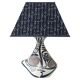 Lampe de table cubiste en céramique style Picasso espagnol Otero Regal
