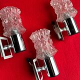 Set of 5 vintage 1970 targetti wall lights
