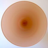 Ancient conical vase on pink soapy opaline feet