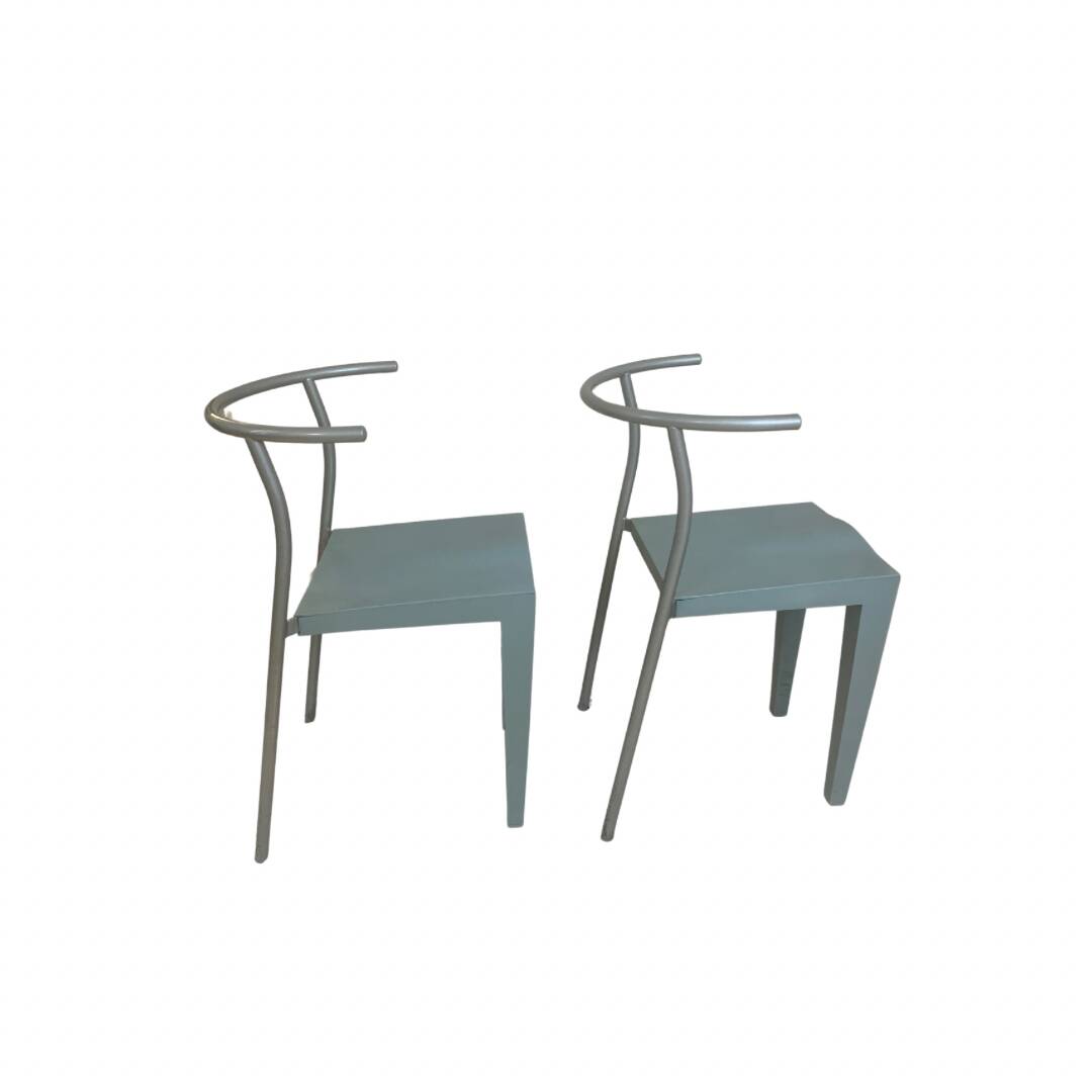 Paire de chaises Dr Glob par Philippe Starck pour Kartell