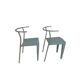 Paire de chaises Dr Glob par Philippe Starck pour Kartell