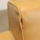 Vintage armchair in faux leather and solid wood, Italy, 1960s
