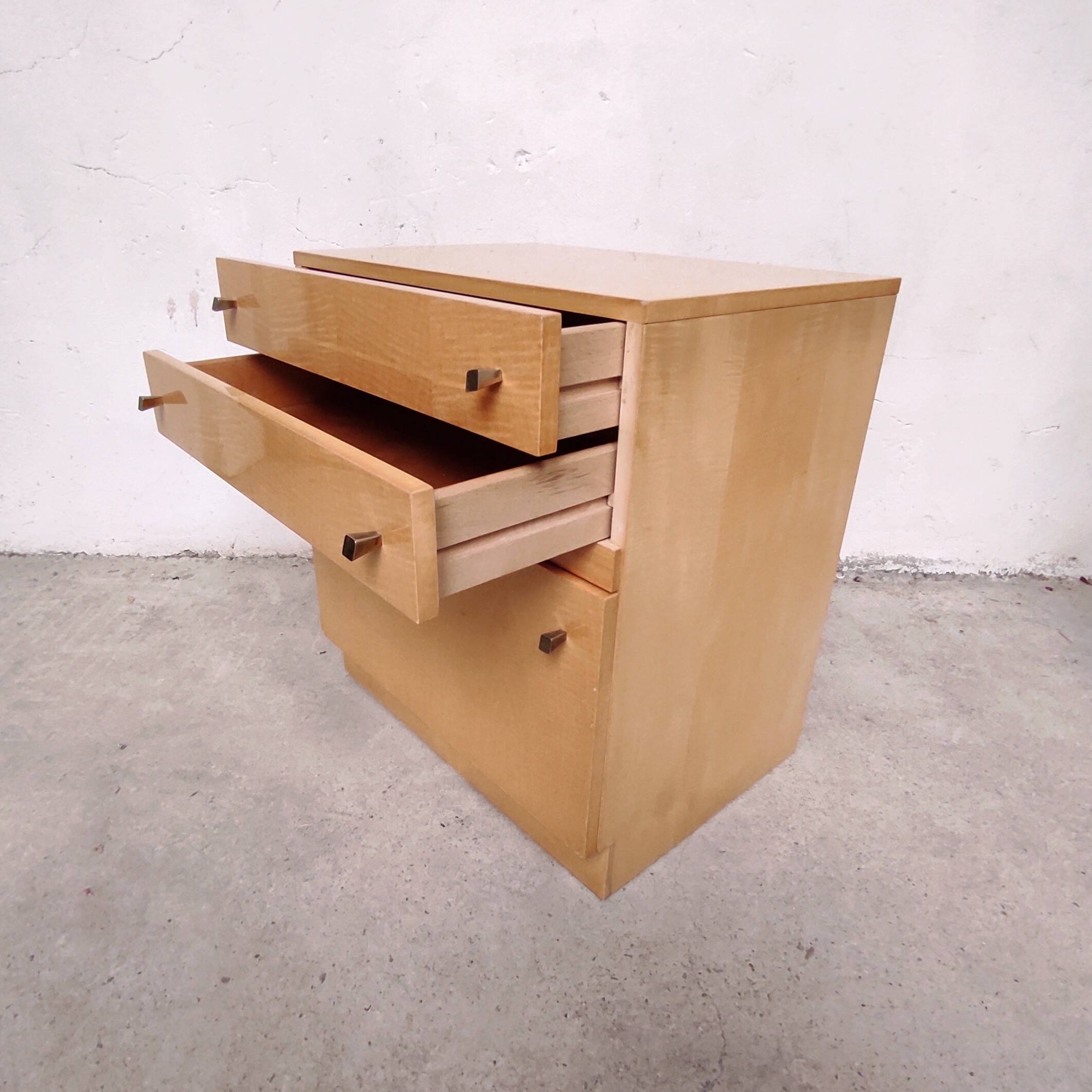 Pair of blond furniture, 1960