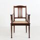Antique French Armchair with Cane Seat, France, circa 1890
