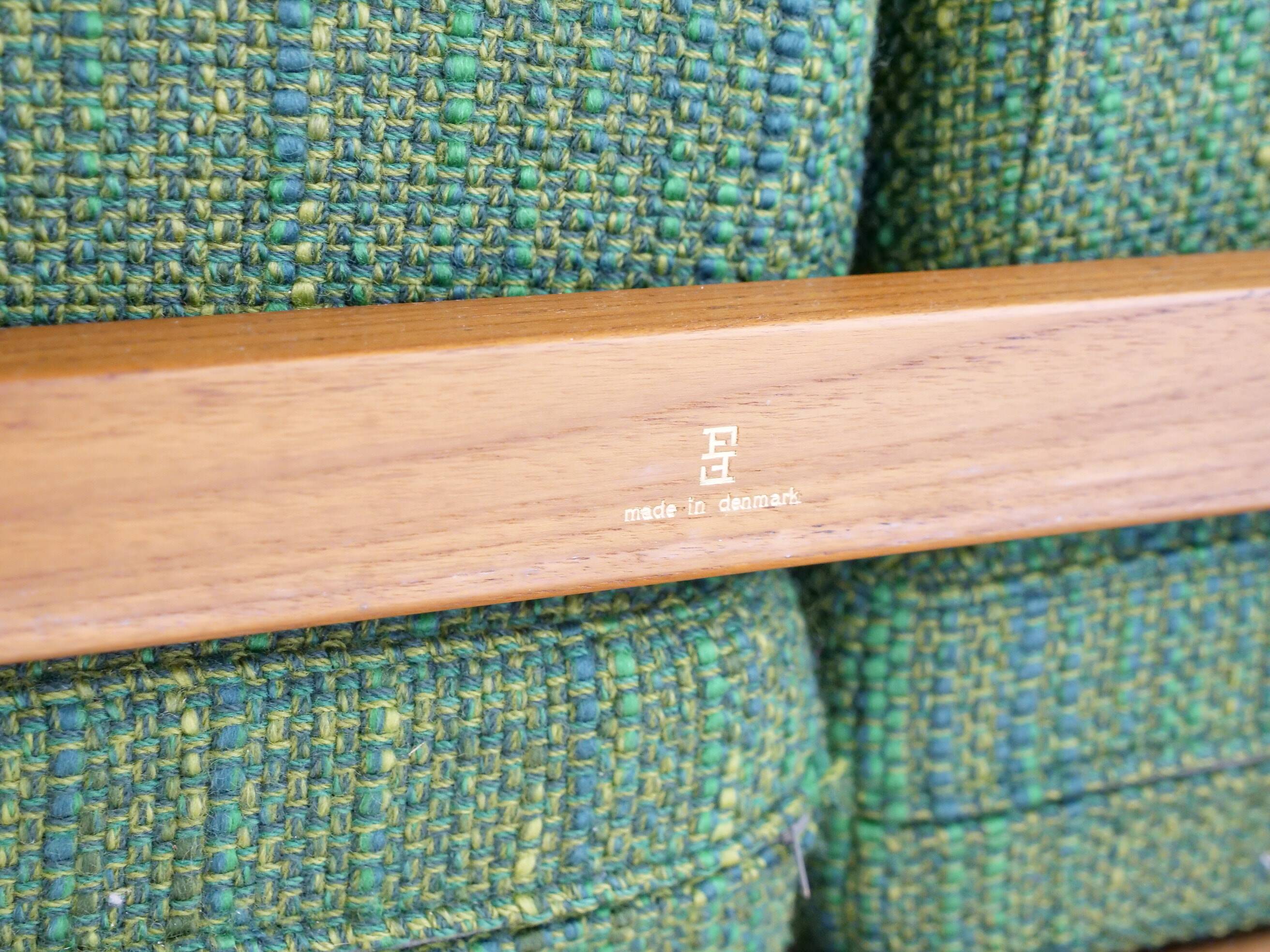 Sofa Set in Teak by Peter Hvidt & Orla Mølgaard Nielsen, Set of 3, 1960s