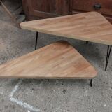 Duo of pull-out coffee tables