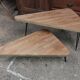 Duo de tables basses gigognes