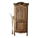 Armoire bonnetière en chêne (rénovée)