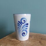 Alsace stoneware tumbler mug glass