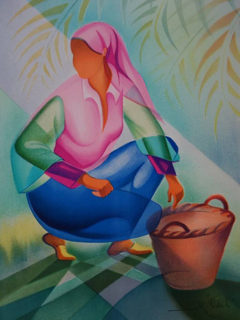 Janick Lederle: The Harvest, original signed lithograph