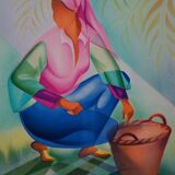 Janick Lederle: The Harvest, original signed lithograph