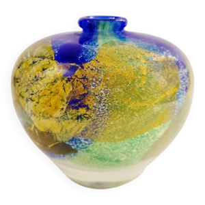 Vase en verre de Murano - feuille