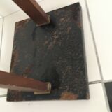 Granite perspex totem lamp