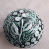 Vintage terracotta paperweight in the shape of a ball