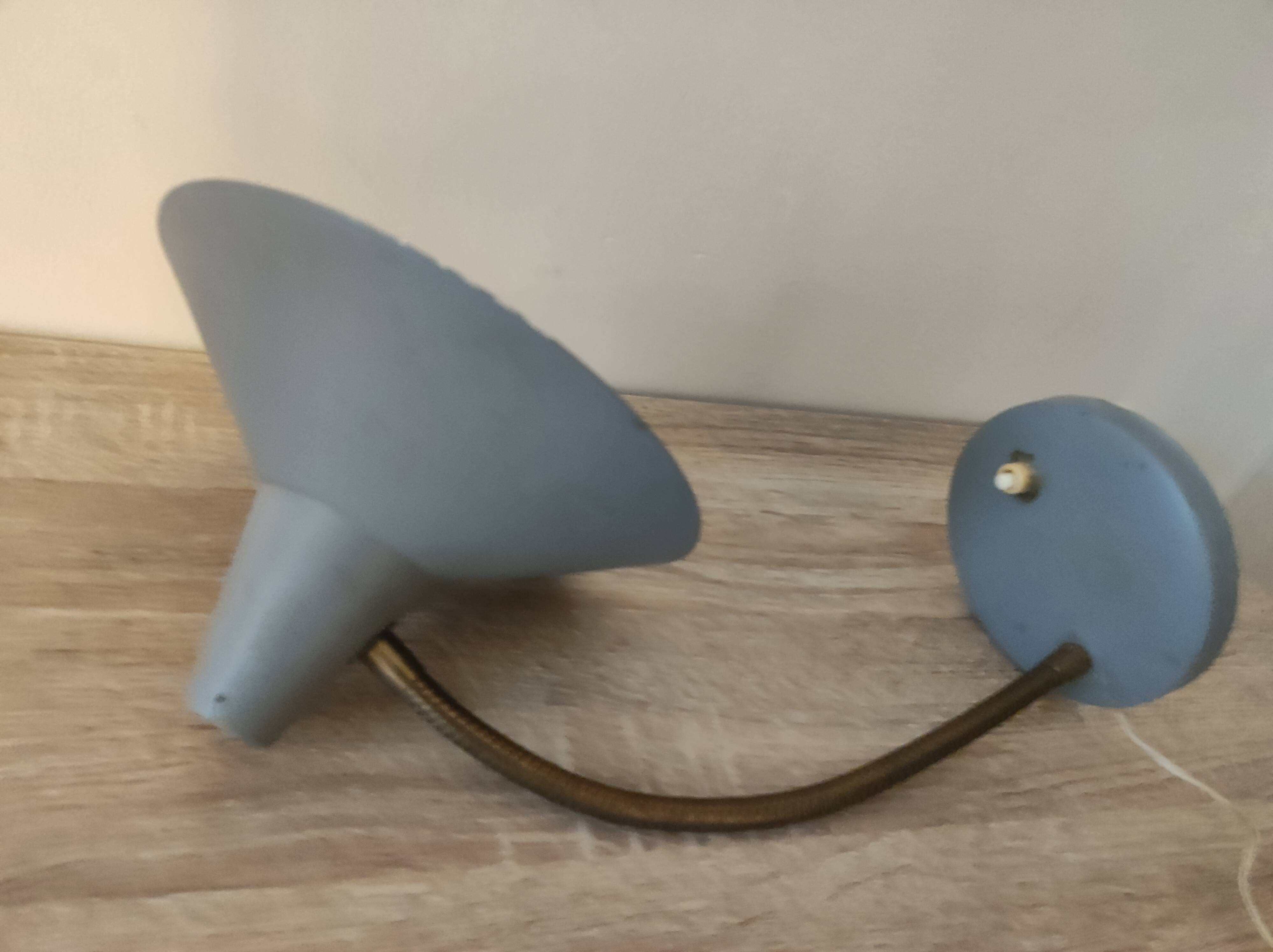 Lampe de bureau cocotte bras flexible vintage