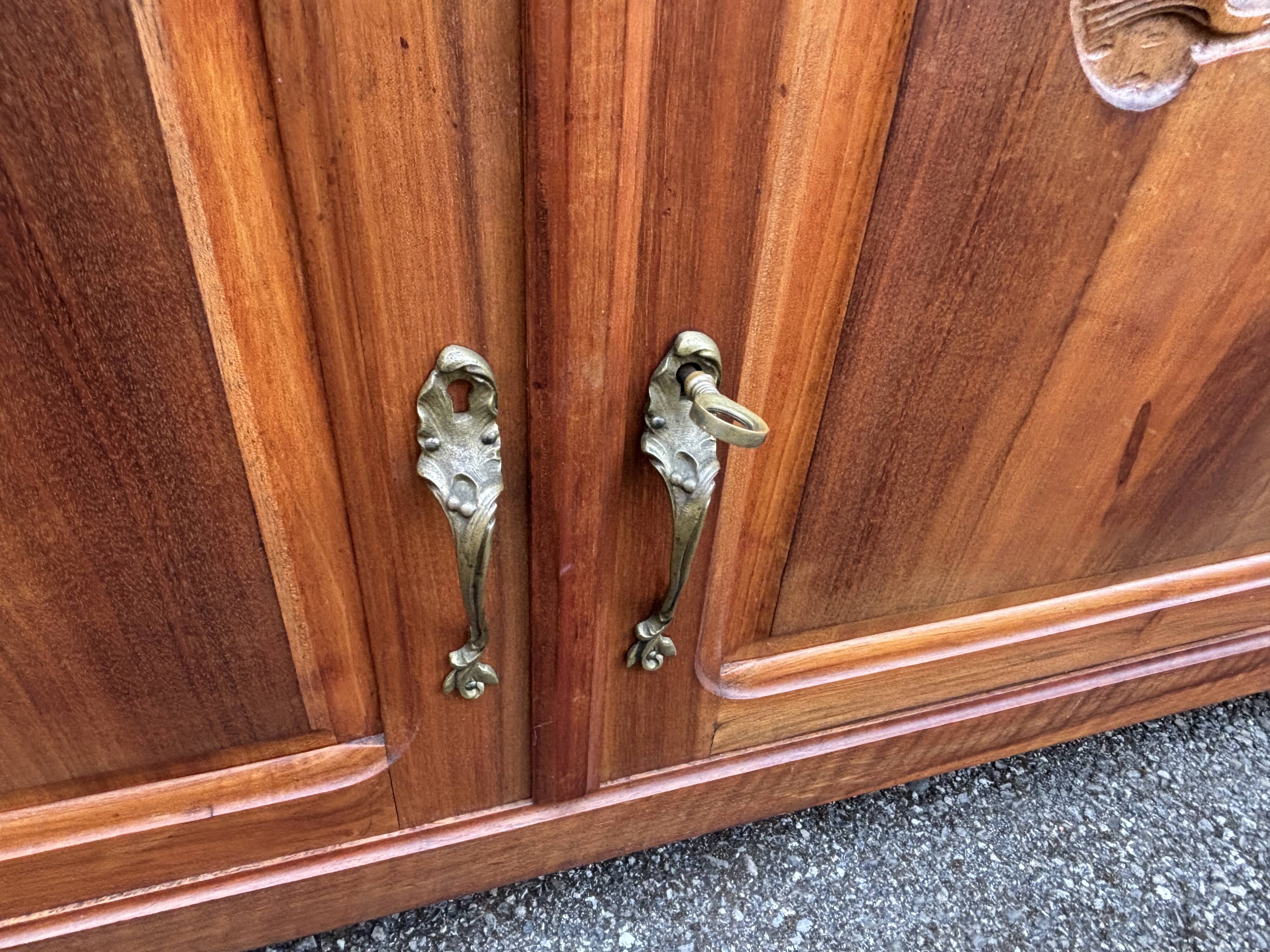 Art Nouveau Walnut Buffet 1910