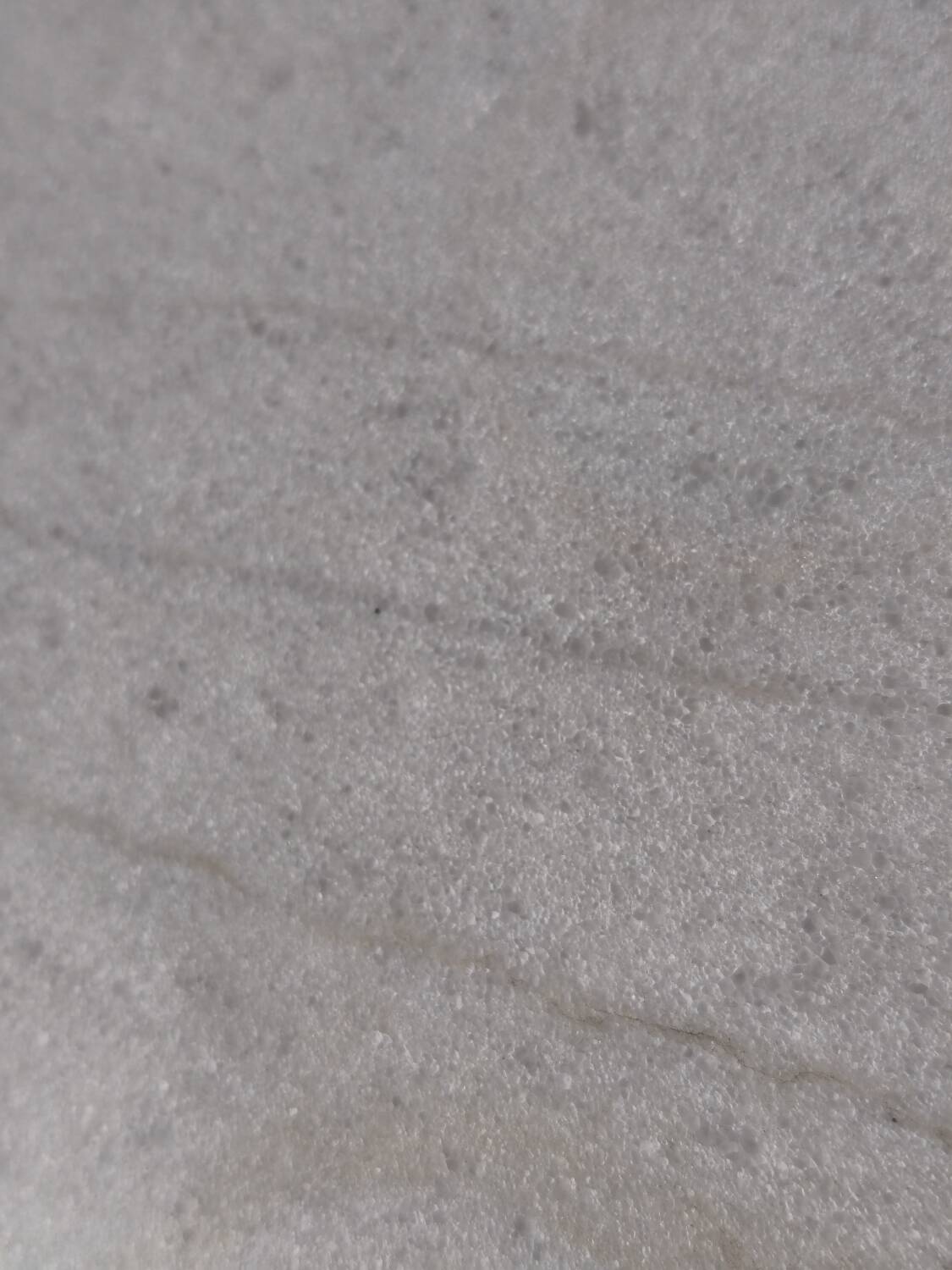 Marble bistro table with cast iron legs in Parisian café style