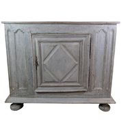 Buffet en bois peint en gris, Espagne années 1720