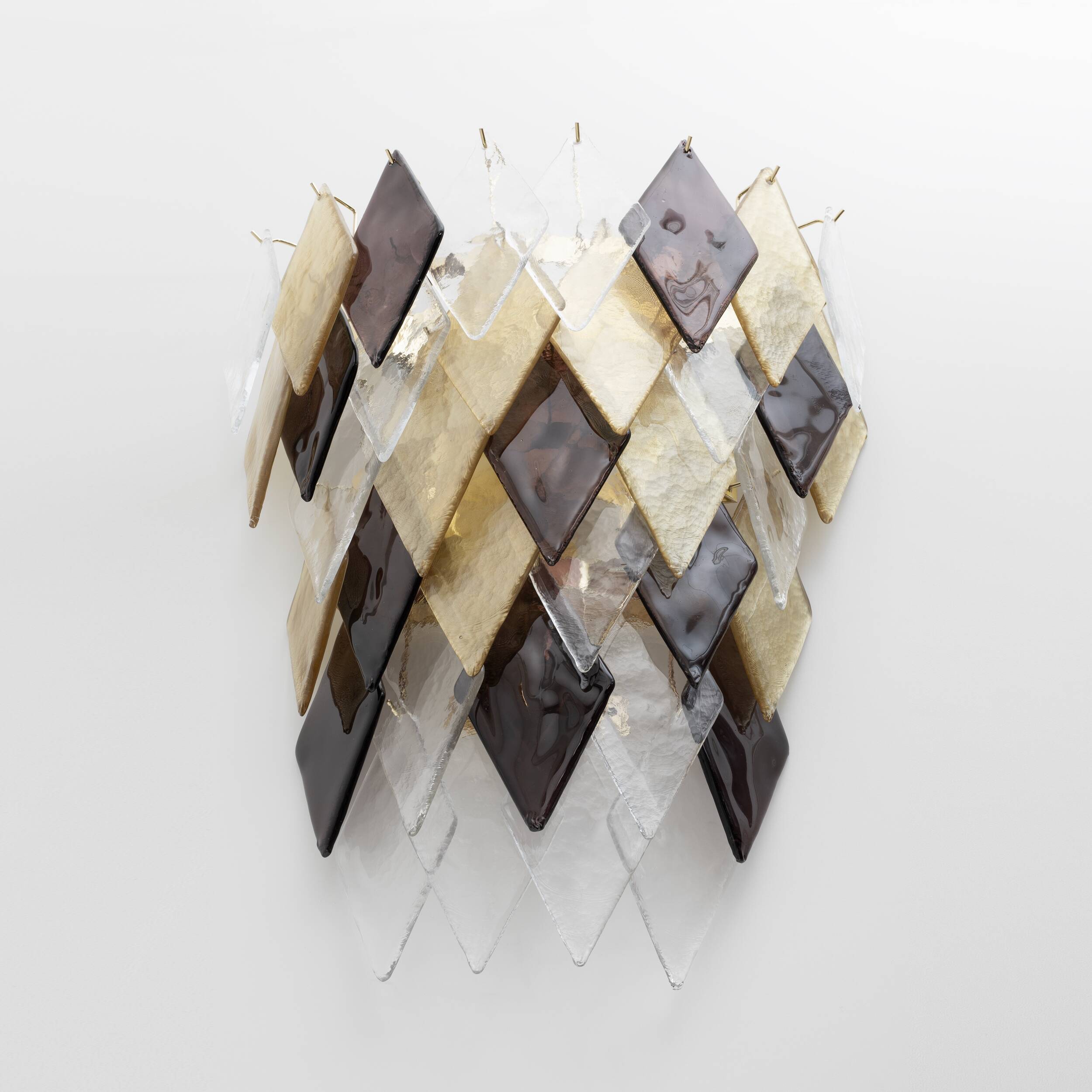 Pair of Modern Italian Murano Glass Sconces