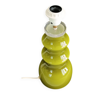 Glass lamp base