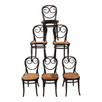 Série 6 chaises Thonet modèle n°2