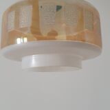 Opaline ceiling lamp 50/60s